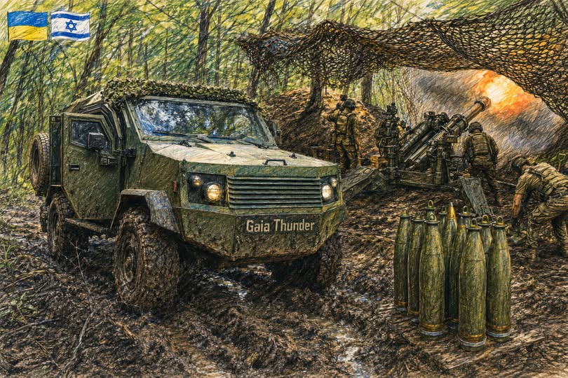 Ізраїльська бронемашина Gaia Thunder на озброєнні підрозділу ГУР Кракен