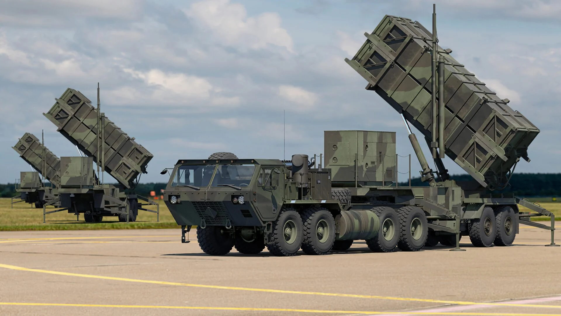 Пускові установки Patriot для антибалістичного щита України