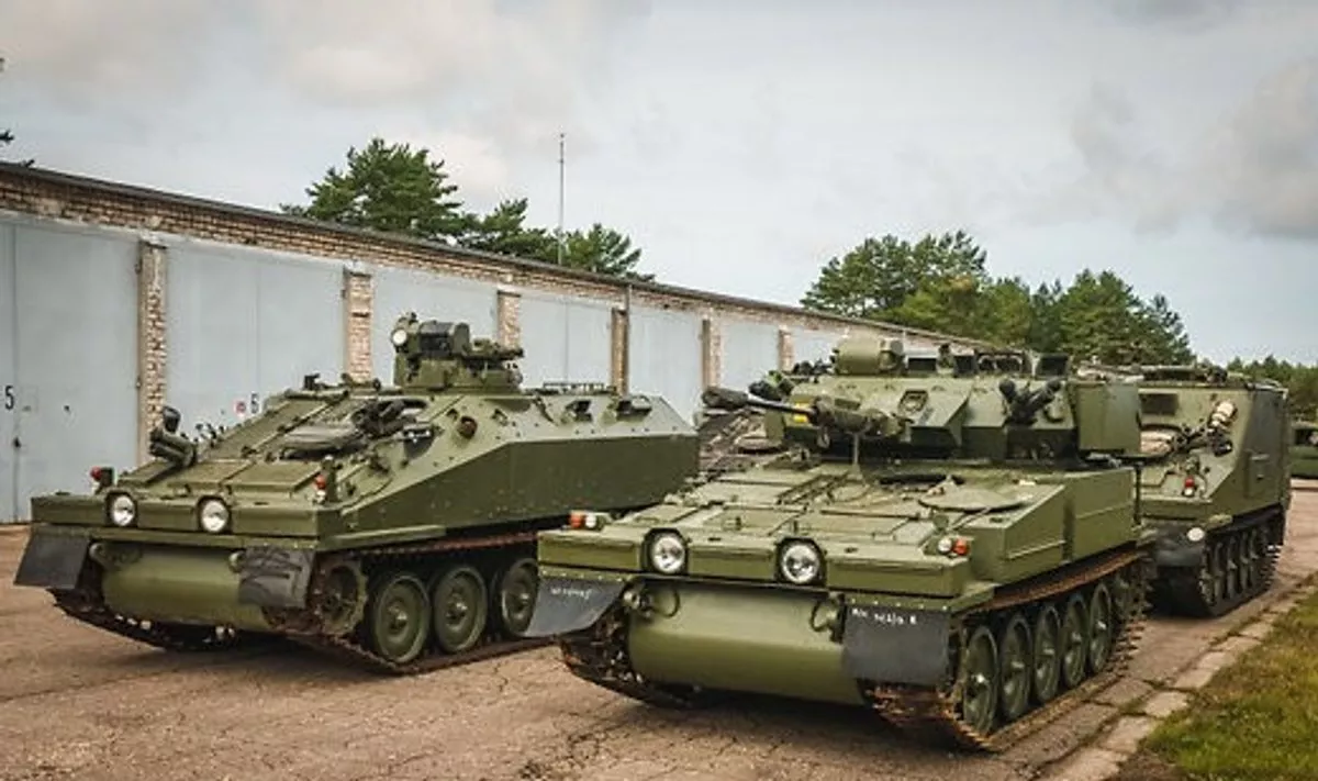 Бронемашини CVRT передані Латвією Третьому армійському корпусу ЗСУ